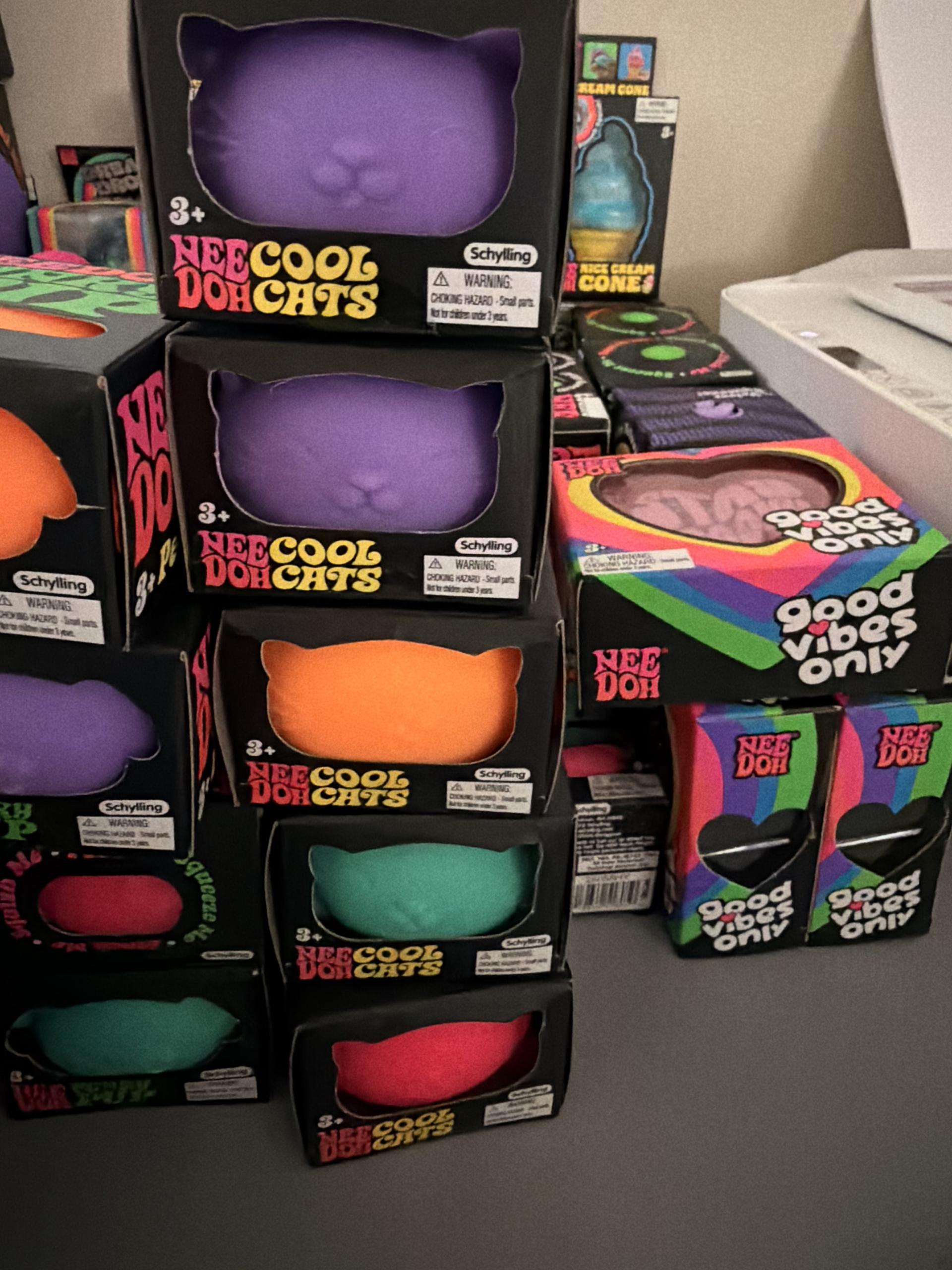 Needoh Nice Cube — the best desk toy for stress relief